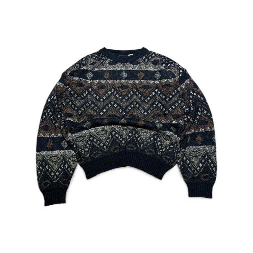 Vintage Impact Multi-Print Pullover - image 1